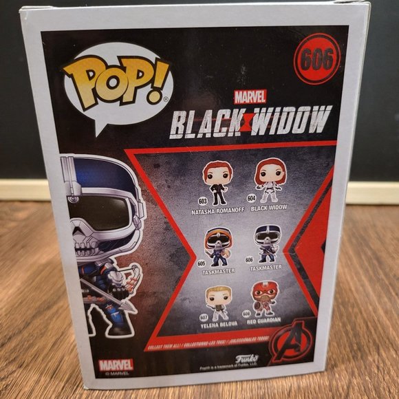 Marvel Black Widow Taskmaster Funko Pop - Picture 3 of 9